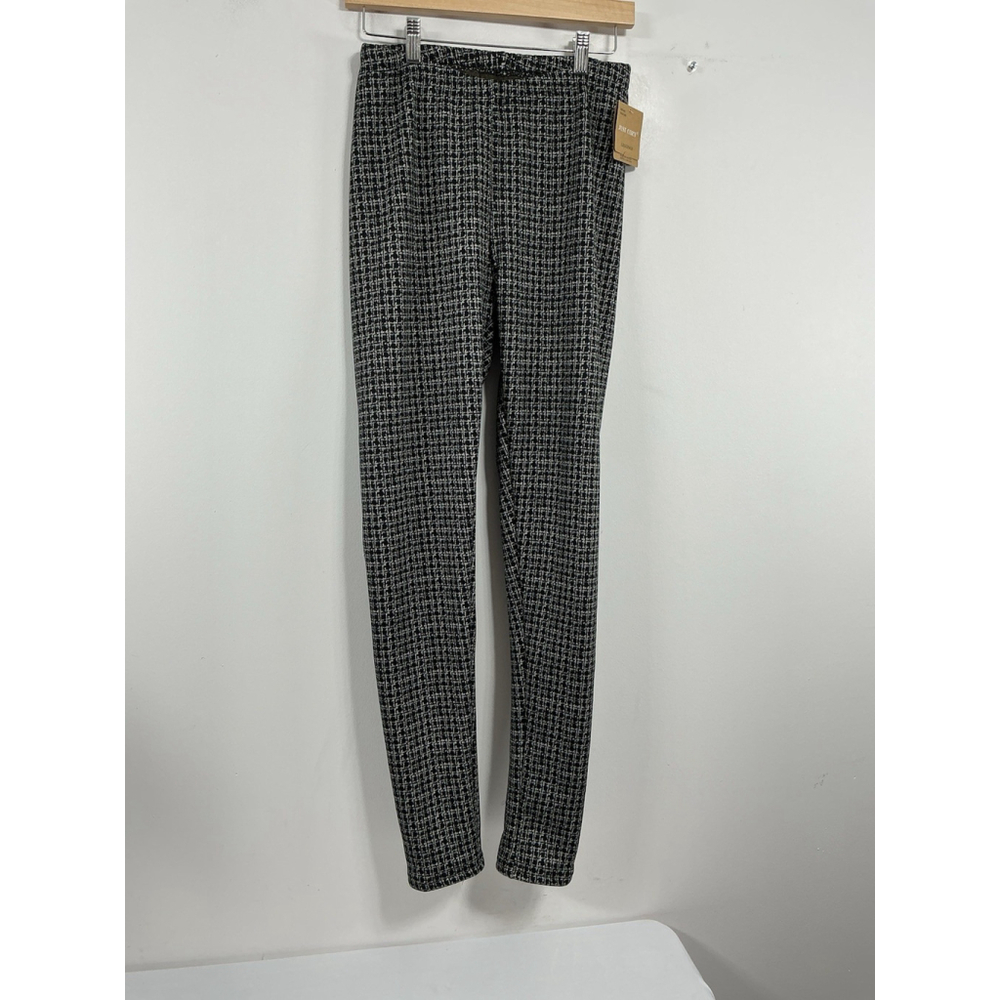 Girls Just Cozy Leggings M/L Black Lined Soft Warm NWT